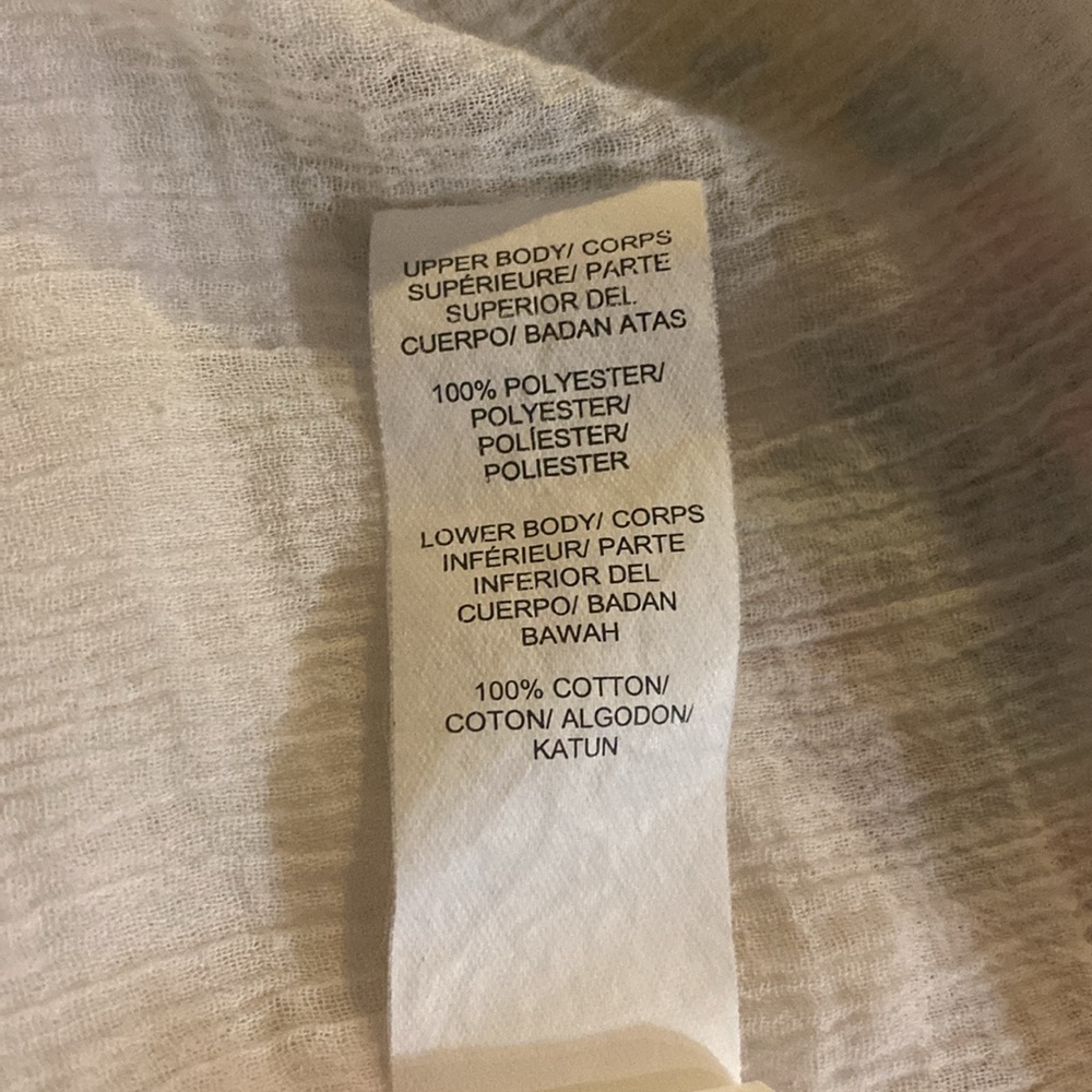 Lucky Brand Lightweight Gauze and Lace Romantic Top, Size 1X - Picture 7 of 9